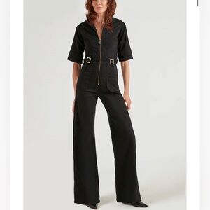 Donna Ida Cassandra The Extra Body Length Flared Jumpsuit Women’s Size XXL Black